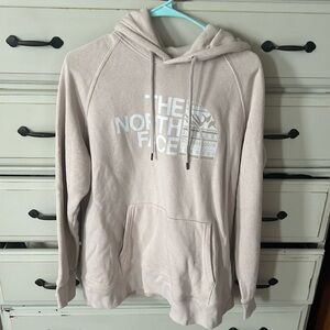 NWOT cream North face hoodie